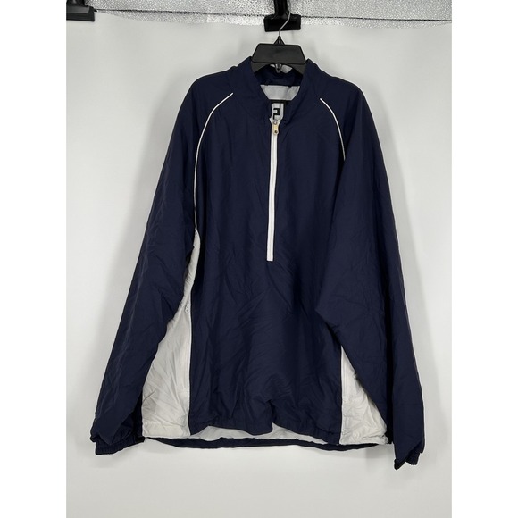FootJoy Other - FootJoy Half‎ 1/2 Quarter 1/4 Zip Pullover Windbreaker Jacket 100% Nylon XXL 2XL